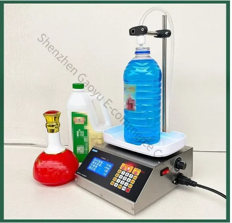 220V Liquid Filling Machine Automatic Baijiu Soy Milk Beverage Edible Oil Numerical Control Weighing Quantitative Packing