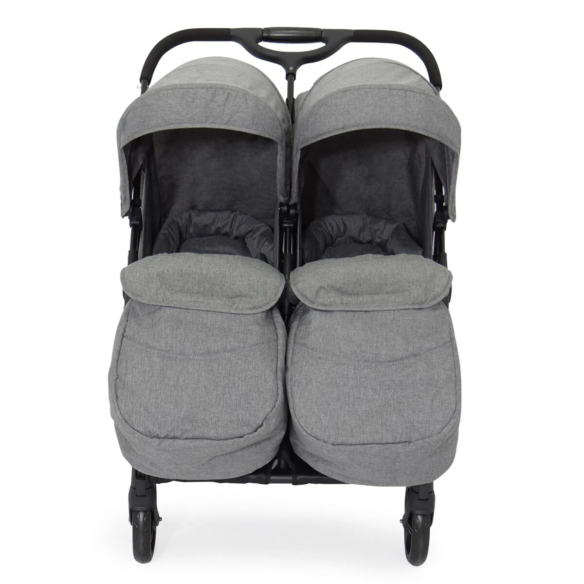 Double  Pram by Side Twin Stroller Pushchair