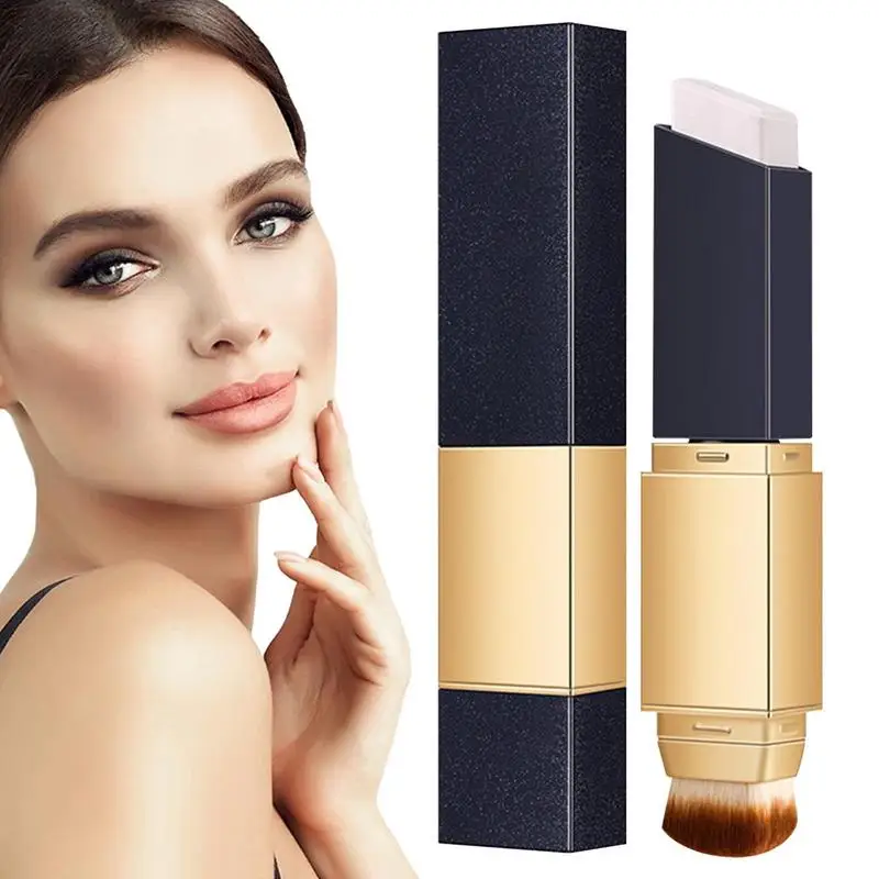 2-In-1 Concealer Stick Kleurveranderende Tweekoppige Natuurlijke Foundation Stick Gezicht Verhelderende Hydraterende Primer Herstellen Van De Huid