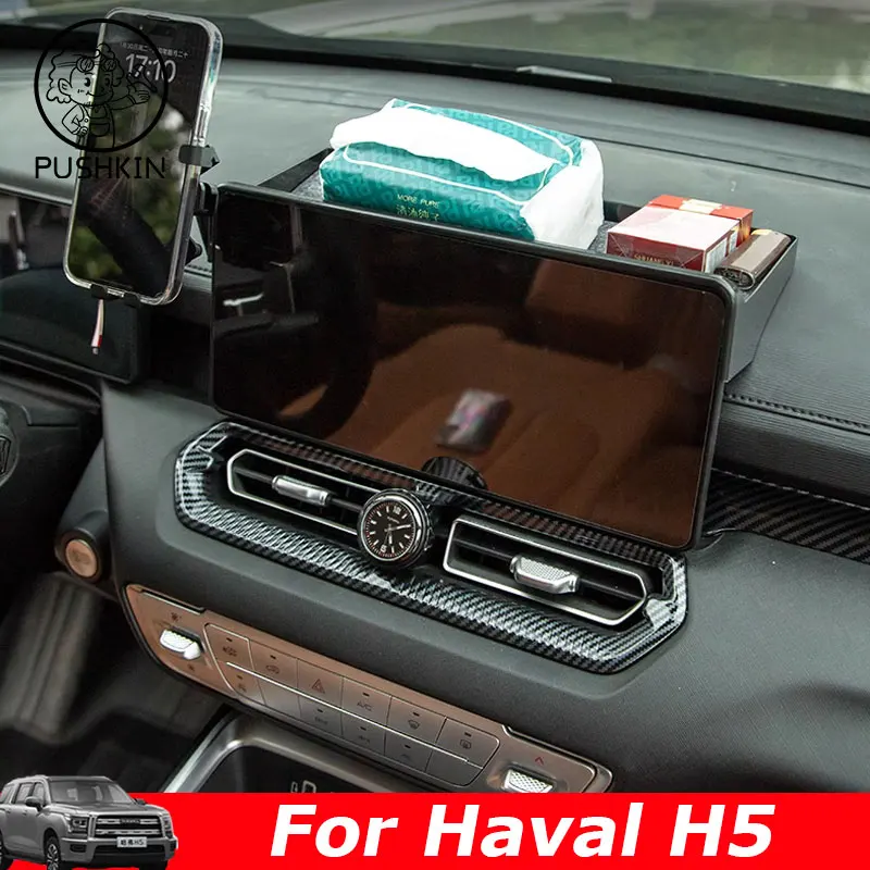 

For GWM Haval H5 2023 2024 Car Mobile Phone Holder Central Control Display Screen Mount Bracket Stand Accessories
