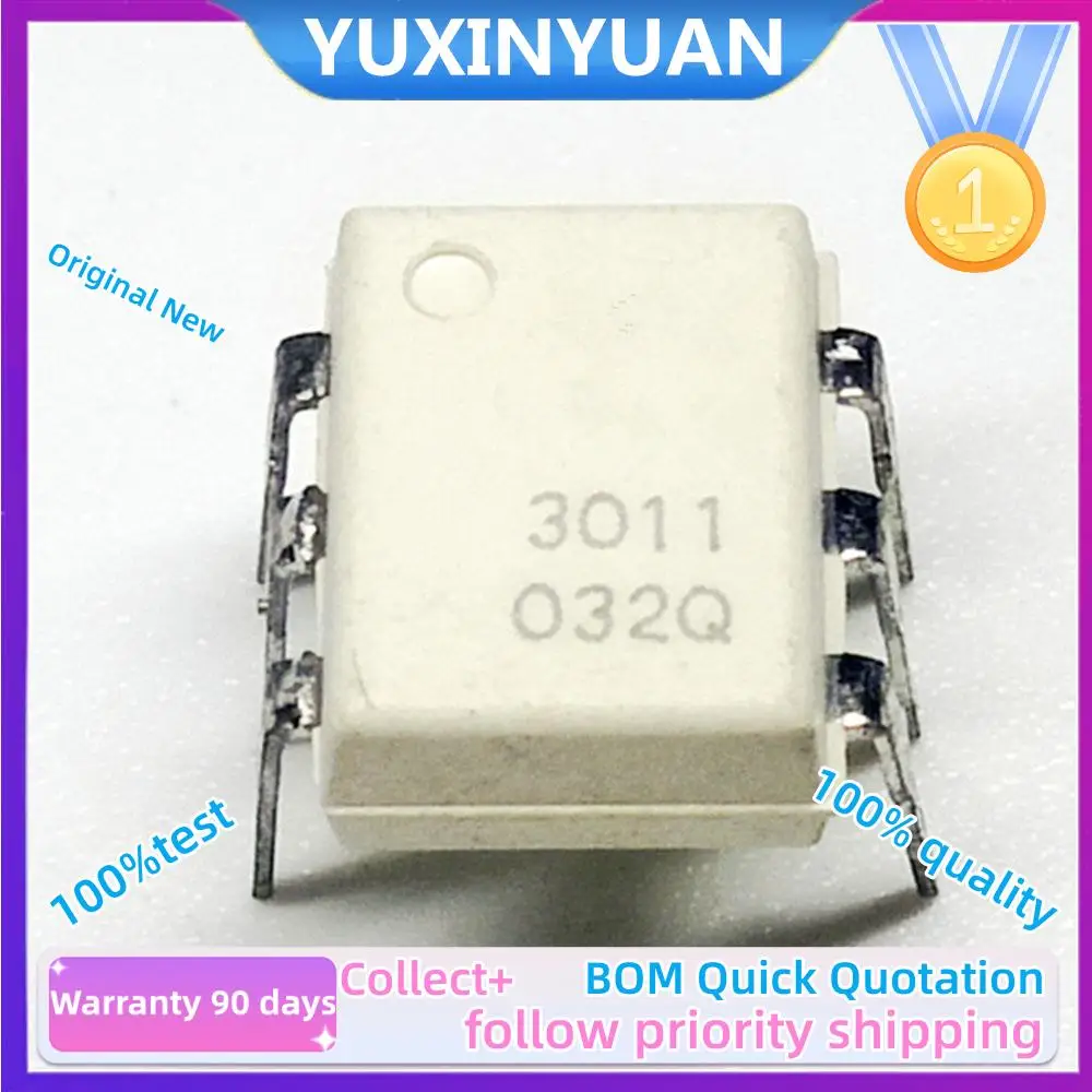 20PCS/LOT  MOC3011 3011 DIP6  upright photoelectric coupling 100% new  IC In Stock