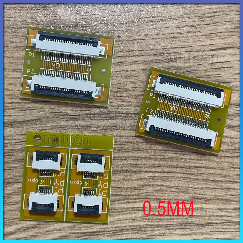 2PCS/LOT FPC Extension Board FFC Flexible Flat Cable Adapter Board 1.0/0.5mm Pitch Flat Cable 4P/8P/10P/20P/40P/60P