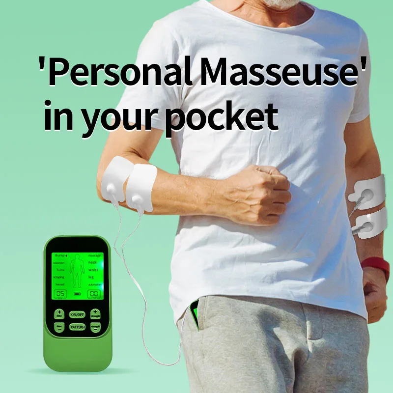 

Electrical Pulse Relaxation Muscle Stimulator 10 Modes EMS Human Massage Shoulder, Neck and Back Massage Electrical Stimulator
