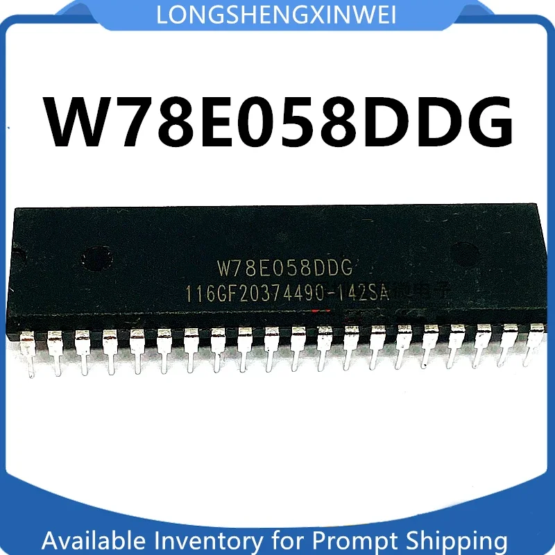 1PCS New Original W78E058D W78E058DDG Direct Insert 40 Foot DIP-40 Single Chip Computer