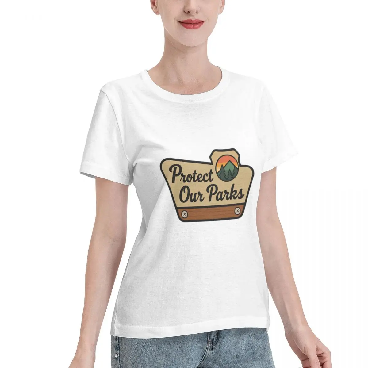 Popular On Social Protect Our National Parks - Save The Public Lands Forests Environment Women's T-shirt Cool Casual Wear Tshirt