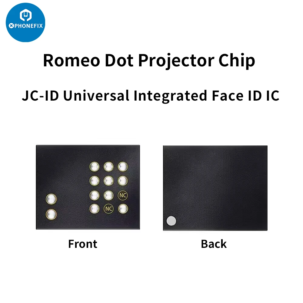 JC Dot Projector Chip JCID Face Universal Integrated IC dot matrix lattice ic For iPhone X-15 13 14 iPad Pro 3/4 Face ID repair