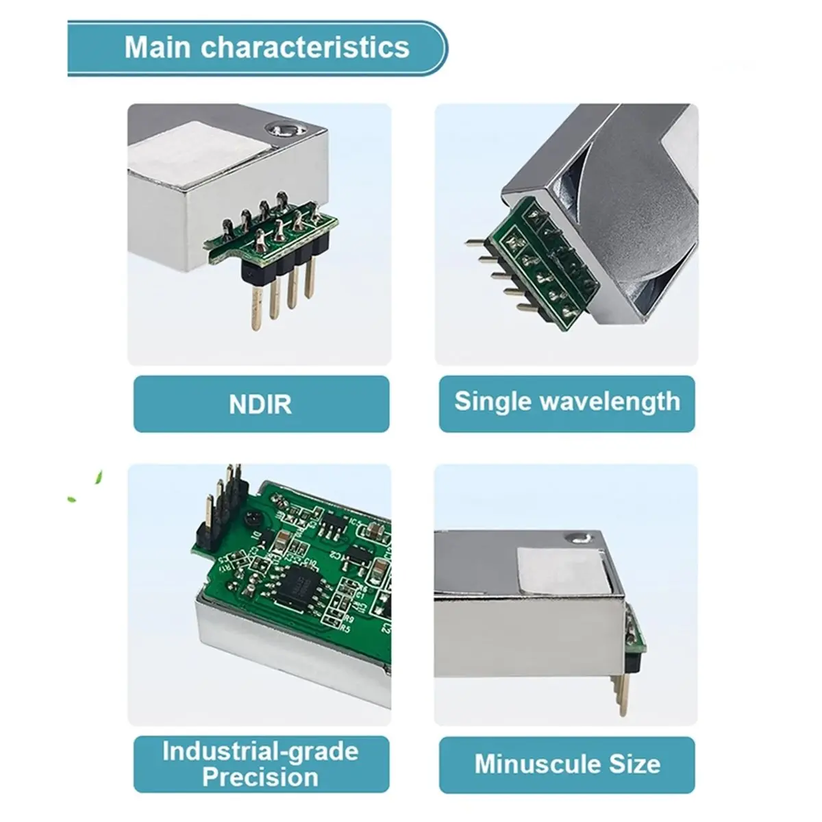DT81 SC8 Single-Channel (400-5000 Ppm) CO2 Sensor High-Precision Infrared CO2 Concentration Detection Module