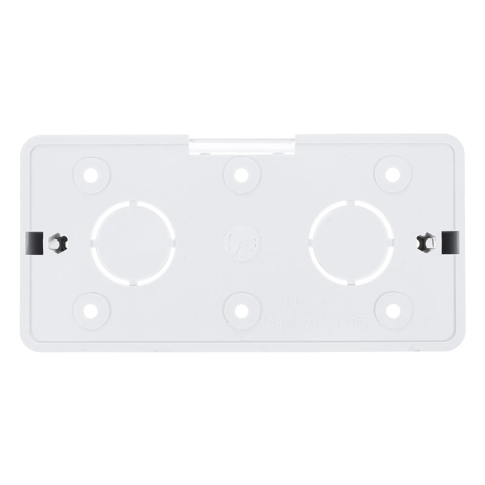 Standard 118 Type Wall Socket Junction Box Face Mount Easy Installation Plastic Electrical Box Cable Management Home Improvement