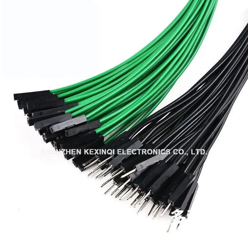 10pcs 1Pin Dupont Jumper Wire Line 20cm 2.54mm Male Female Electronic Cable For Arduino DIY Red Yellow Green Yellow Blue Black