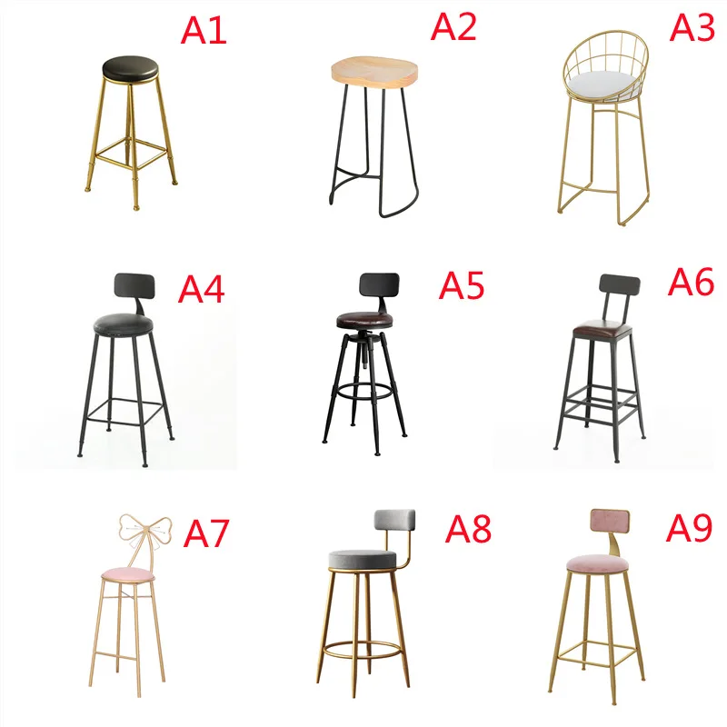 Milk tea shop leisure chair backrest