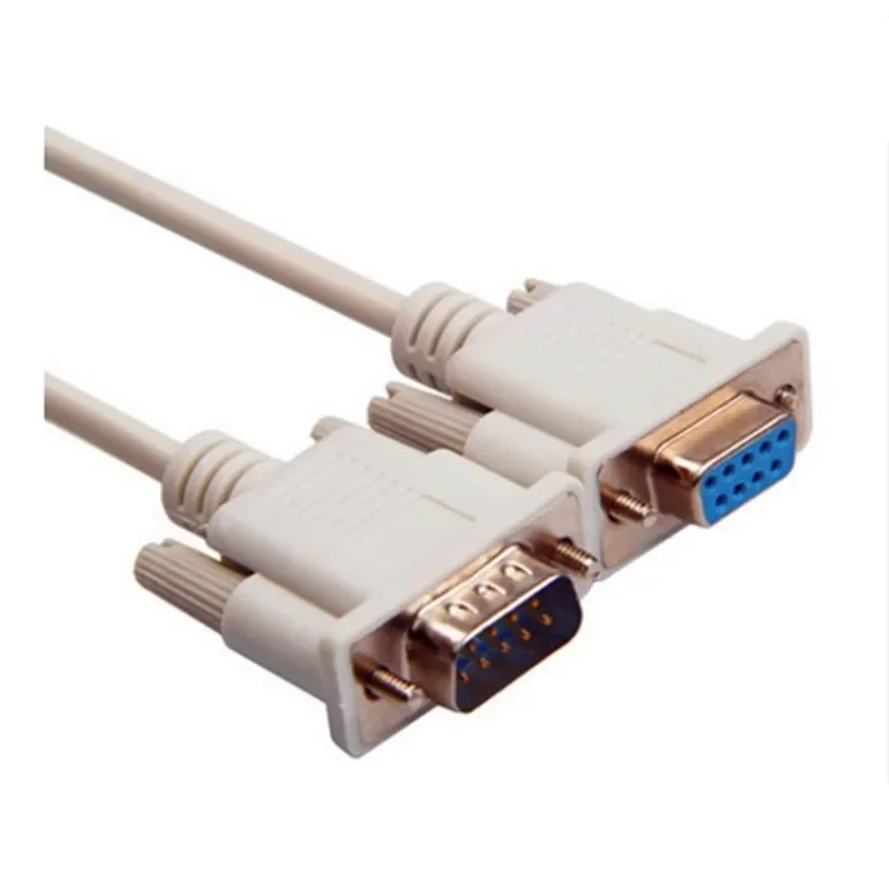 for 9 Pin Serial Cable COM Data Cable DB9 Male to Female Extension RS232 Cable Direct Connection Length Customizable 3M