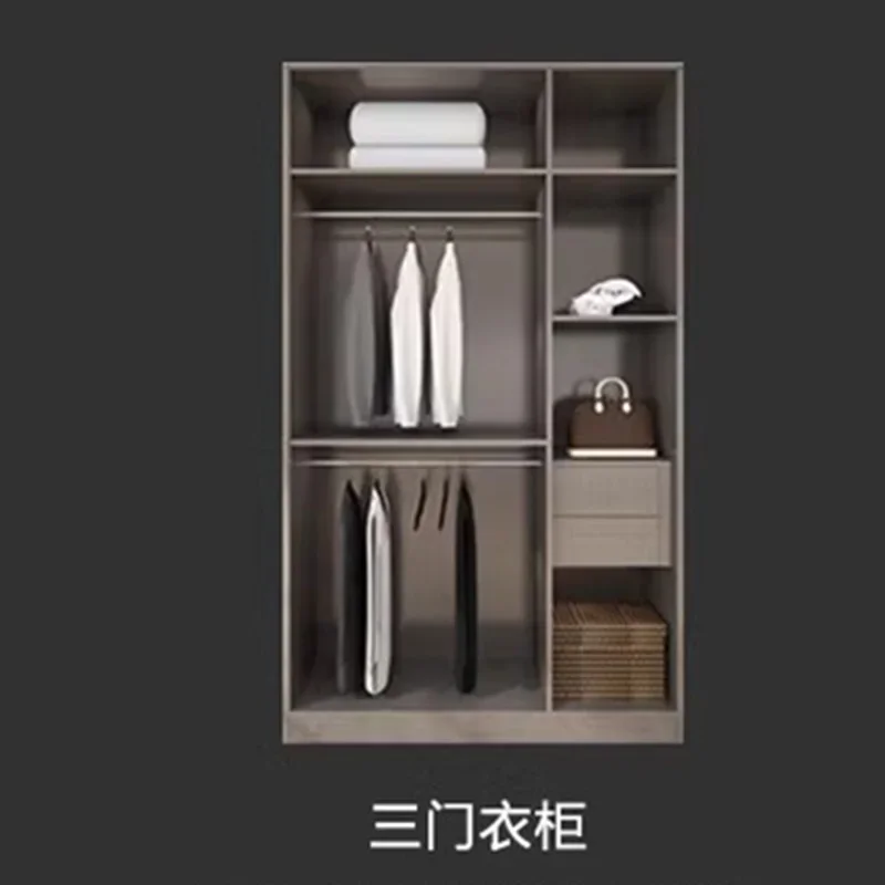 cqy Luxury Modern Simple Wardrobes Cloakroom  Glass Door Cabinet Closet Bedroom Assembly  Guarda Roupas Bedroom