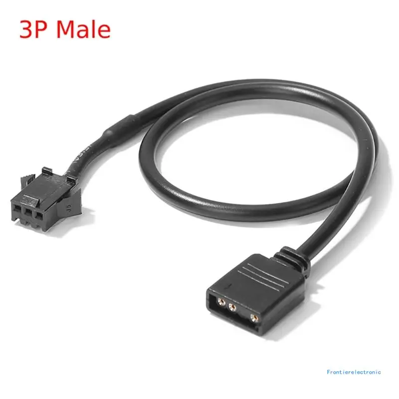 Kabel Konversi Adaptor RGB 5V 3Pin/12V 4Pin untuk DropShipping LED Motherboard Komputer PC