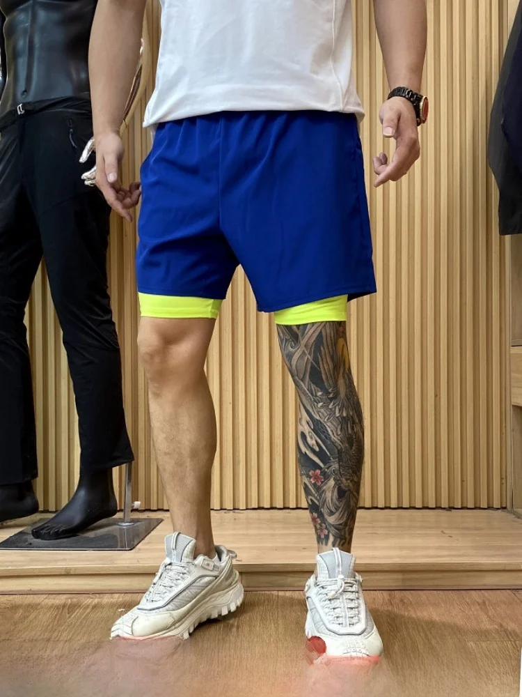 

Quick Dry Breathable Summer Fitness Casual Shorts Men's Five Inch Polyester Fiber Standard Fit Fashion Urban Training Series