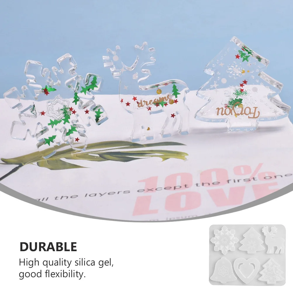 

1pc Crystal Epoxy Resin Mold Silicone Diy Making Tool For Pendant Decor Crafts High Transparency Flexible Handmade Casting Molds