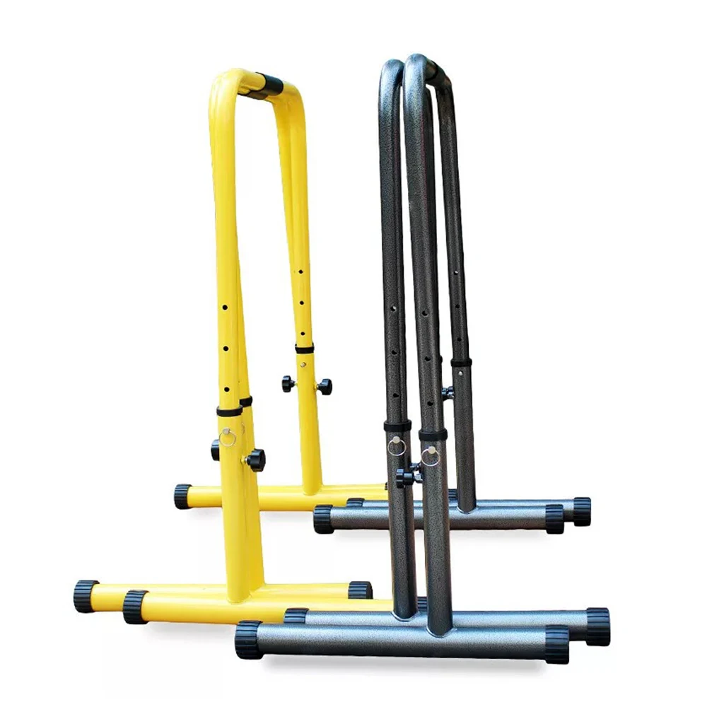 

Portable Adjustable Steel Pull-Up & Dip Station Push-Up/Tricep Dip Strength Trainer