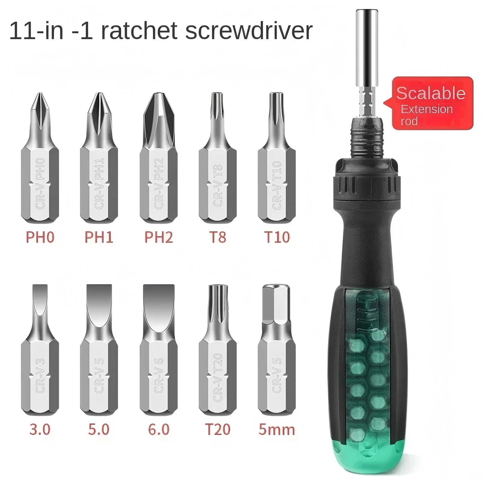 New Cross Shape Multi Angle Plum Screwdriver Batch Tool Wheel Screwdriver Strong Magnetic Screwdriver