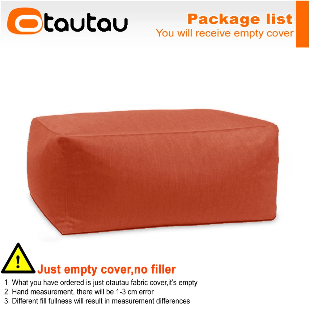 OTAUTAU Outdoor Oxford Zitzakhoes Zwemmen Zwembad Float Lounger Beach Club Poef SF505 【Geen vulmiddel! U moet het zelf opvullen!】