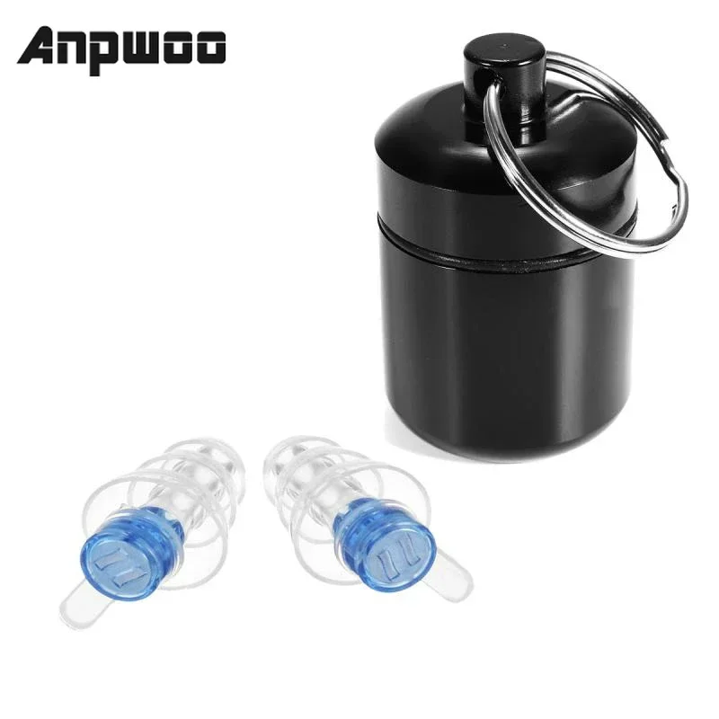 ANPWOO Noise Canceling Earplug For Concert Musician Motorcycle Hearing Protection Reusable Silicone Ear plugs