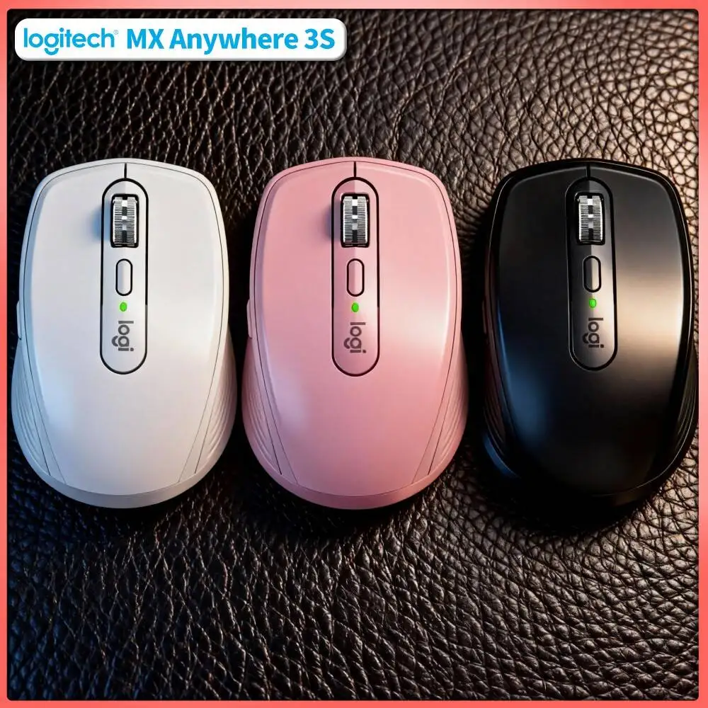 Wireless MX Anywhere 3S Mouse - 8K DPI, MagSpeed Scroll, Anti-Slip Surface, Perfect for Book Cover Design Creative Studio Task