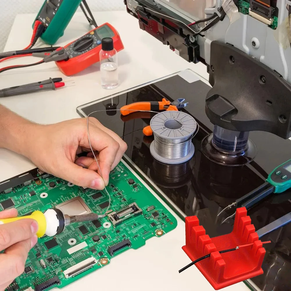 حامل سلك لحام مغناطيسي سلك لحام بلاستيكي يؤدي القصدير المشبك معزول كابل اتصال تركيبات لسلك 30AWG إلى 12AWG