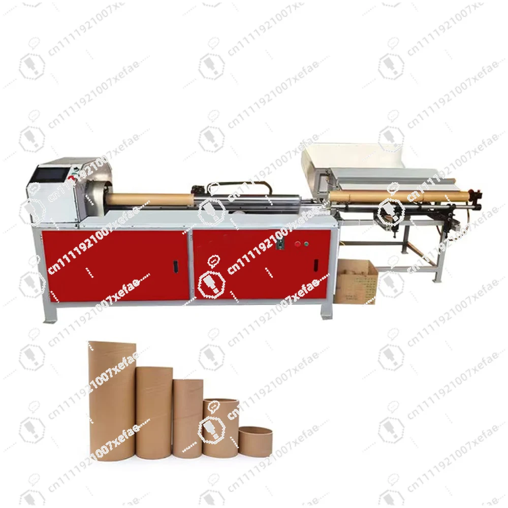 Paper Tube Cutting Machine Automatic Parallel Spiral Cardboard Paper Tube Core Cutting Machine  Paper Core Tube Cutting