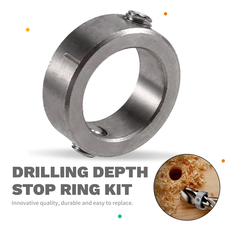 Collare per punte di arresto con profondità ABZV per trapani da 3-16 mm - Anello limite per set di punte da trapano per una perforazione accurata