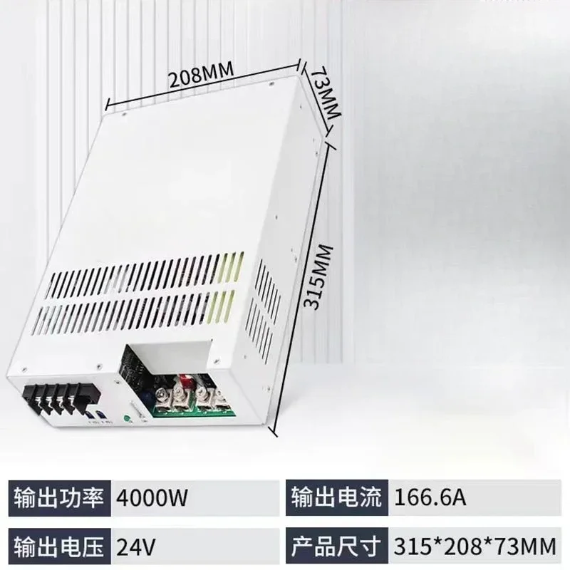 

4000W Ajustable Power Switching Power Supply fit 12V 24V 36V 48V 60V 80V 110V 300V60A 200A 300A 125A CC/CV Adjustable4000wDispla