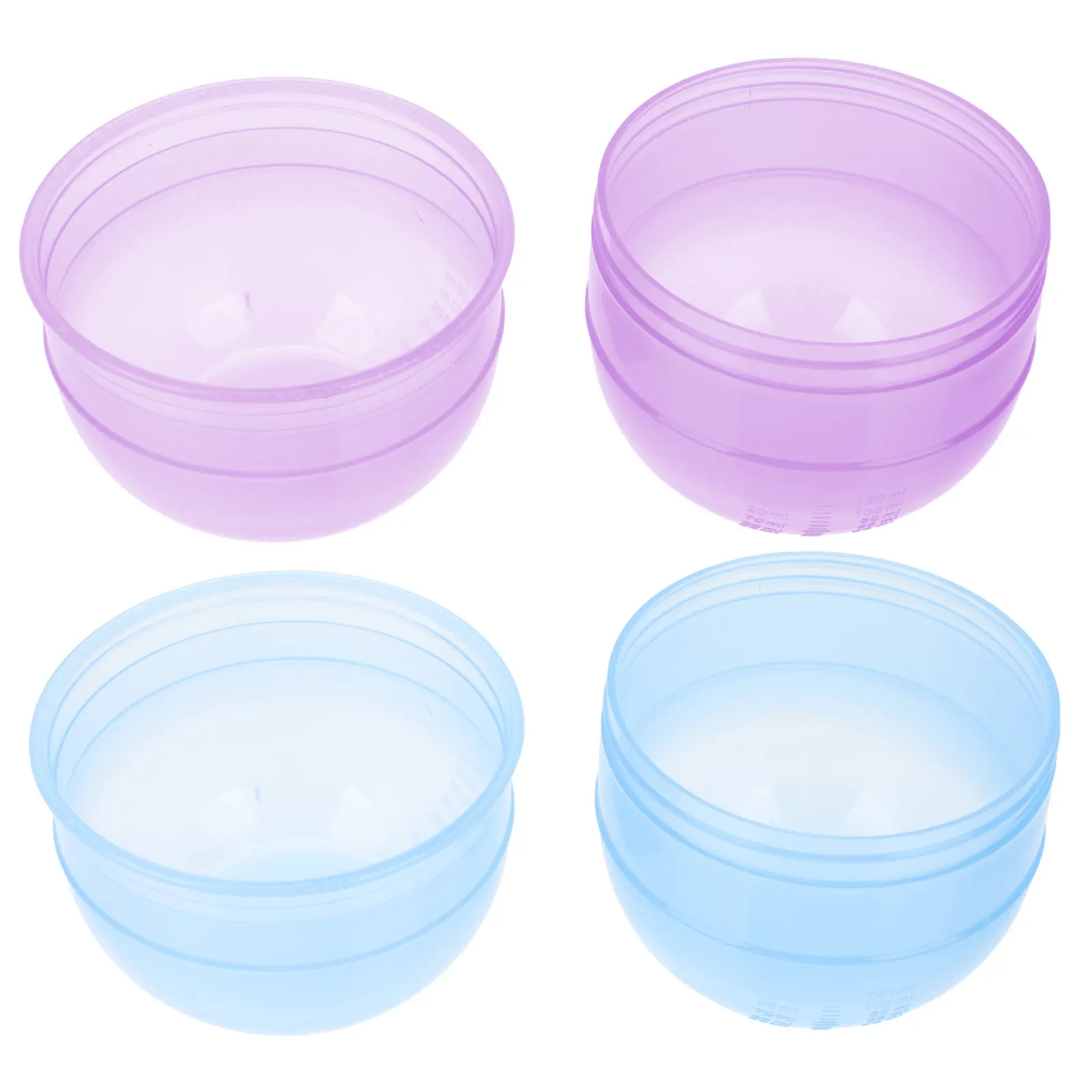 2Pcs Hair Dye Shaking Cup Scale Marked Hair Coloring Mixer Easy Clean Hairdressing Mixing Cup Professional Tool