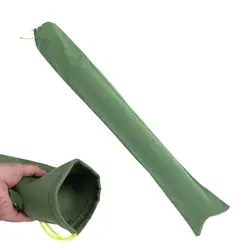 Long Canvas Sandbags Thickened Green Flooding Canvas Sandbags Garage Flood Protection Barriers Flexible Flood Protection Sand