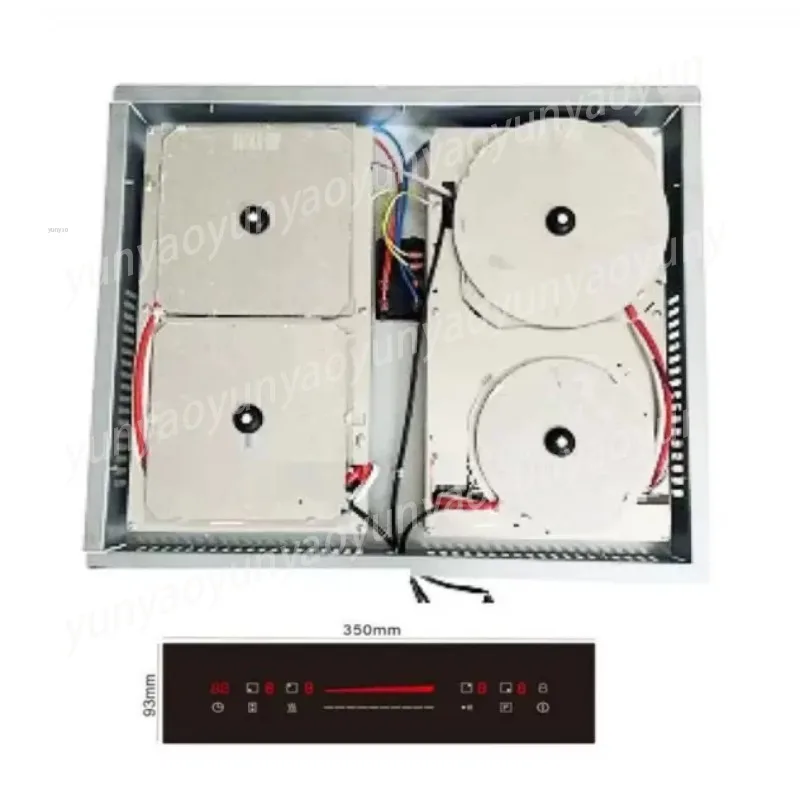 Invisible Built In Infrared Induction Stove Slate Panel Touch Sensor 1 2 3 4 Burner Kitchen Appliance