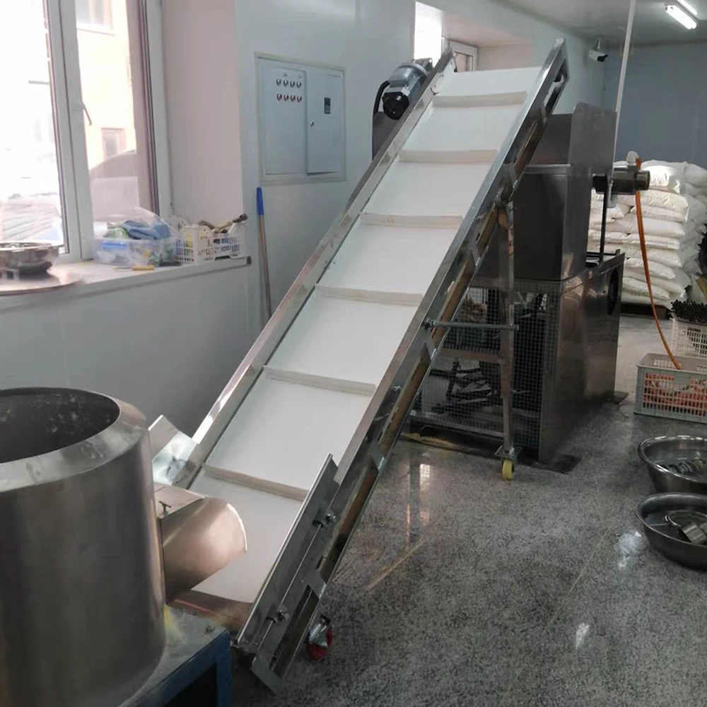 Industrial Adjustable Incline Conveyor Belt System Manufacturer Size Customizable