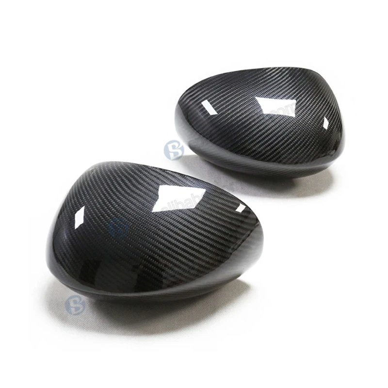 Hot Sale Double-layer Dry Carbon Fiber Rearview Stick-on Mirror Cover for Dodge Challenger 2009-2020