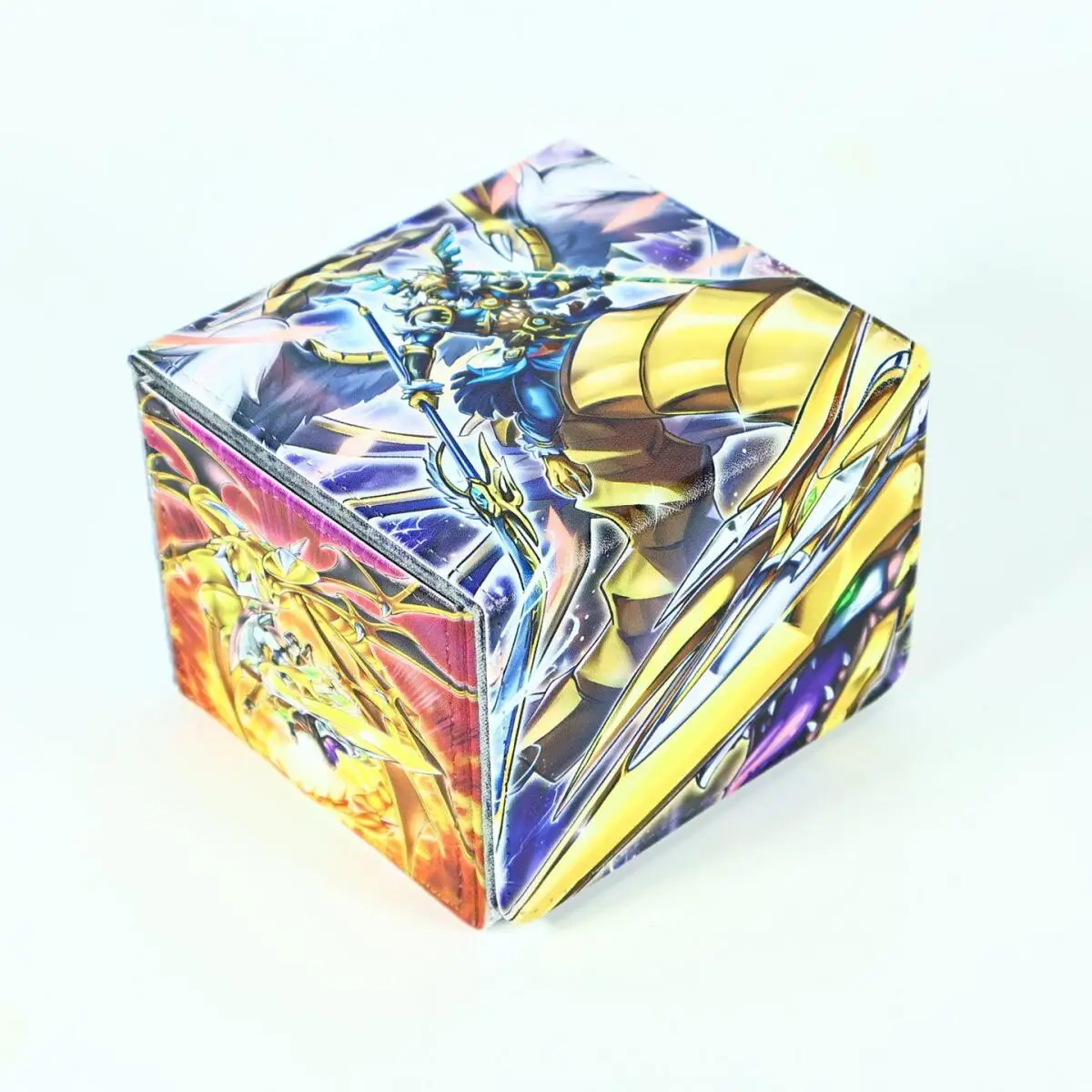 Diy Self Made Yu-Gi-Oh! Dragunity Partisan Card Storage Box Ygo Dragunity High-End Leather Magnetic Card Box Gift Toys