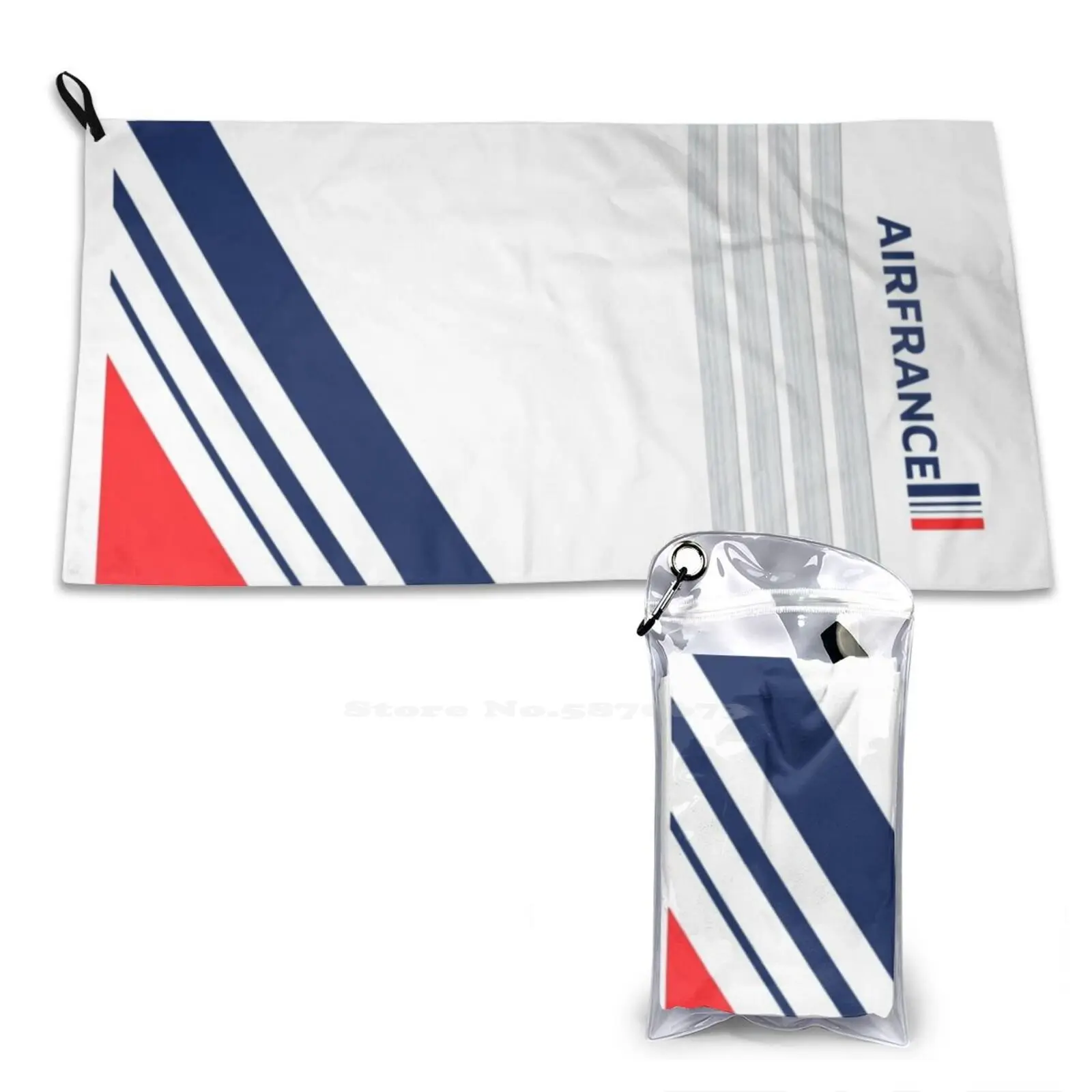 Air France Soft Towel Quick Dry Beach Towel Airbus Aviation Captain Cabin Stripes Airways Boeing Aeroplane Autopilot