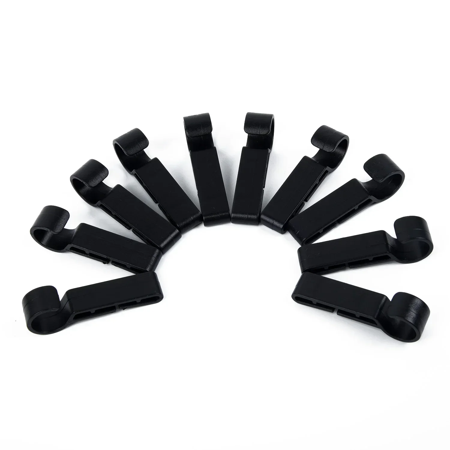 10Pcs Safety Helmet Headlight Buckle Plastic Hook Oil Anti-slip Light Clip Hard Hat-Goggles Stable Clamp-Accessories