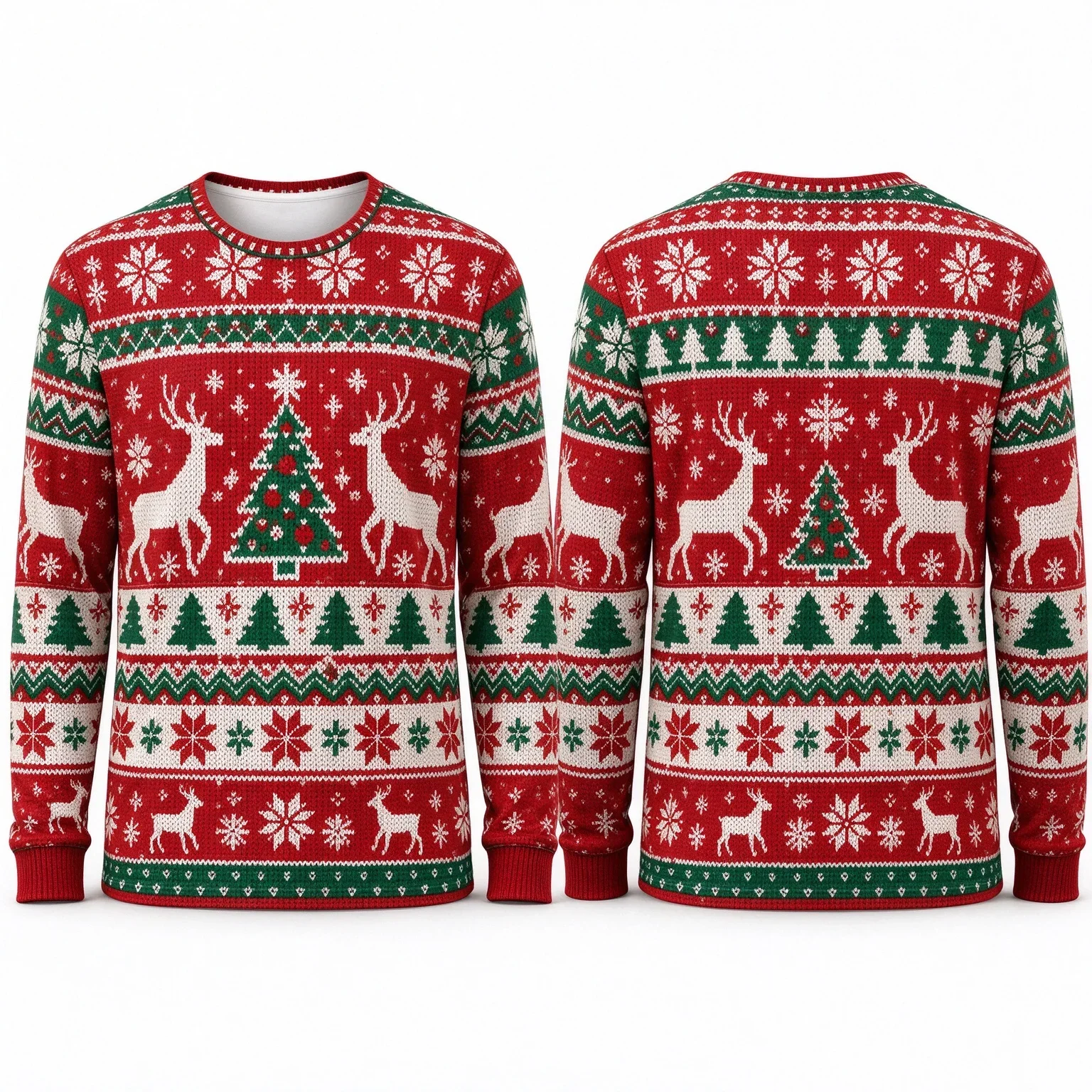 Ugly and Cute Christmas Sweater 3D Printed Men's and Women's Long Sleeved Santa Claus Snowman Reindeer Cat Dog Pattern Hoodie