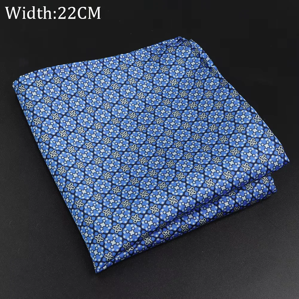 Men's Solid Colors Hankerchief Scarves Vintage Silk Satin Men Suit Pocket Square Wedding Dress Chest Towel Suit Accessories