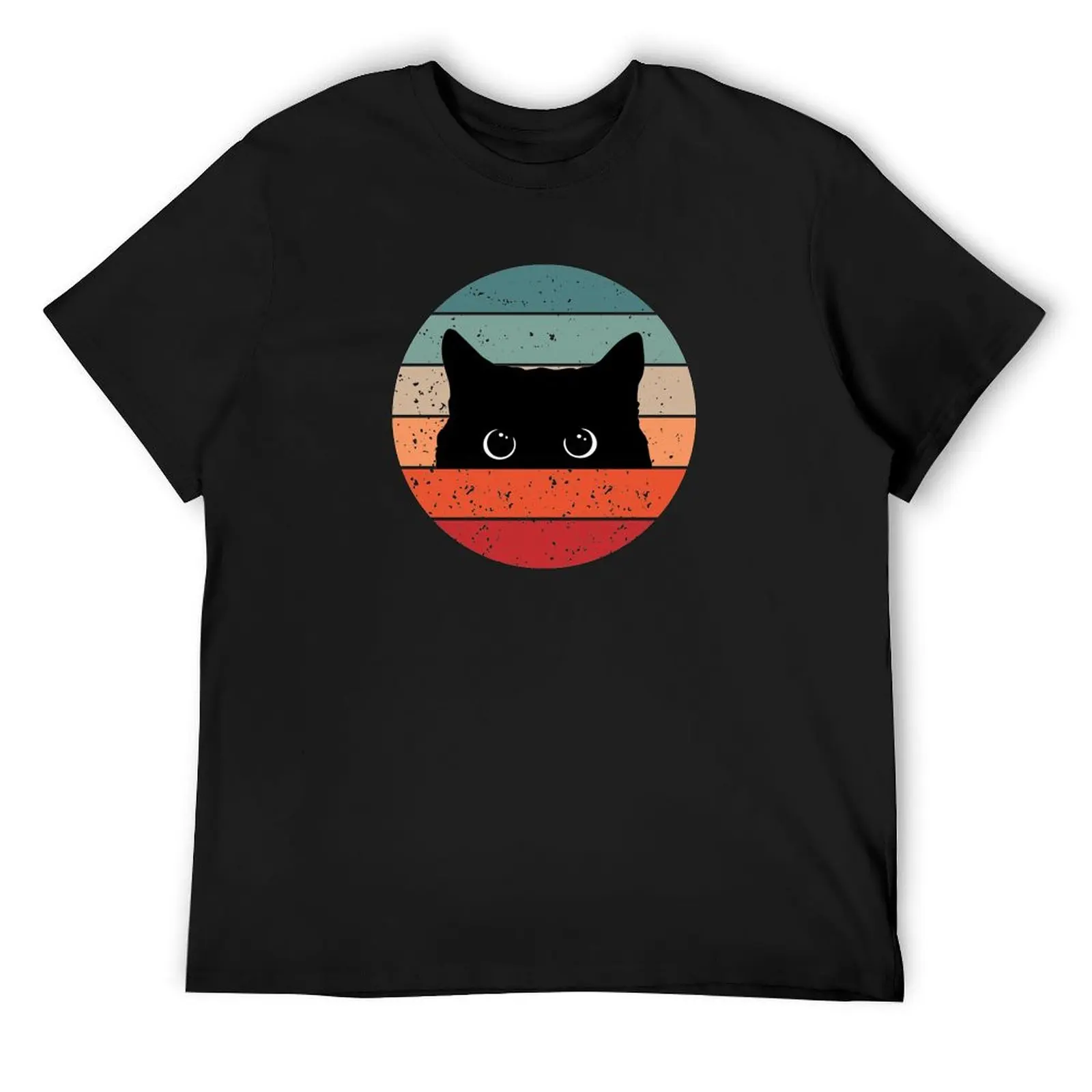 

Black Cat Peeking Vintage T-Shirt
