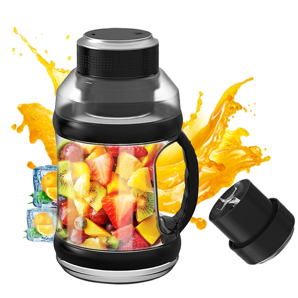 Sport Portable Blender 68oz USB Rechargeable Travel Juice Blender for Shakes and Smoothies 18000RPM BPA-Free Personal-Size Cordl