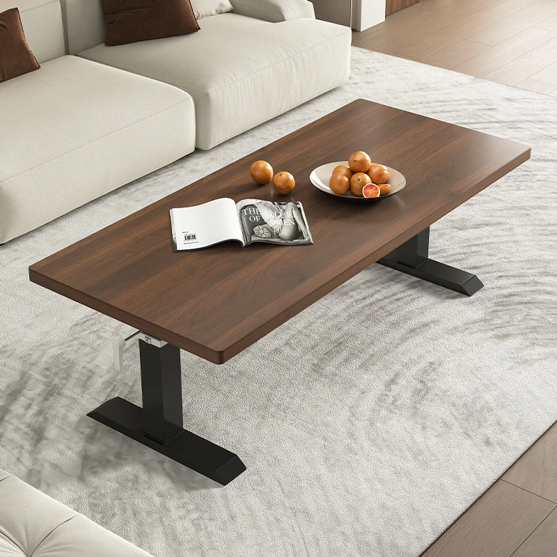 ^Tea table tea can be lifted and lowered coffee dining table dual-purpose multi-functional simple desk student home o
