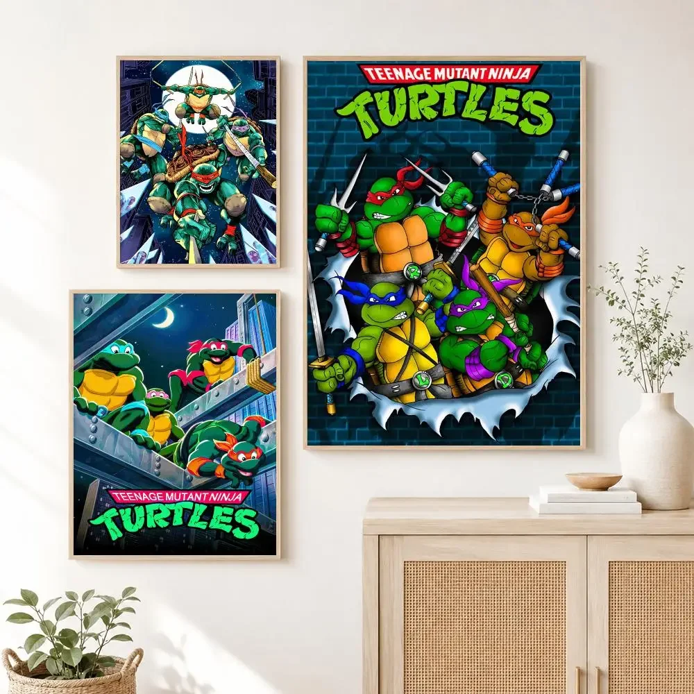 Cool Anime N-Ninja T-Turtles Painting  Canvas Poster Art for Bedroom Living Room Home Decor Wall Decoration Decals Gift