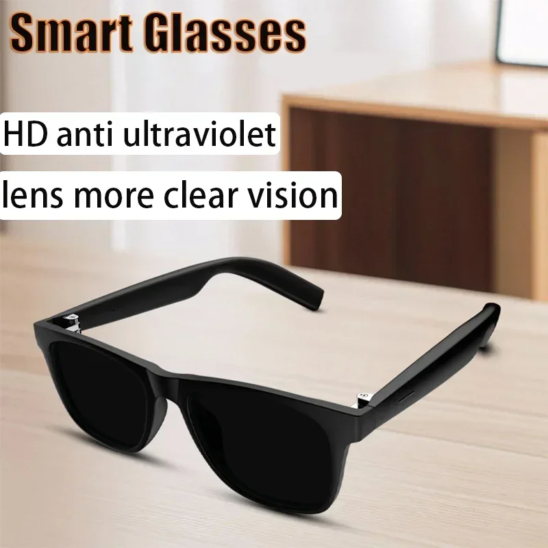 Lenovo New 2400MP AI Smart Glasses 8K HD Camera Video Recording Bluetooth Call Translation AI Voice Assistant Outdoor Sunglasses
