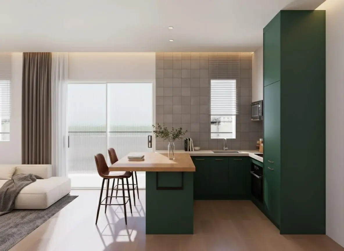 Popular custom-made kitchen cabinets and wardrobe sets