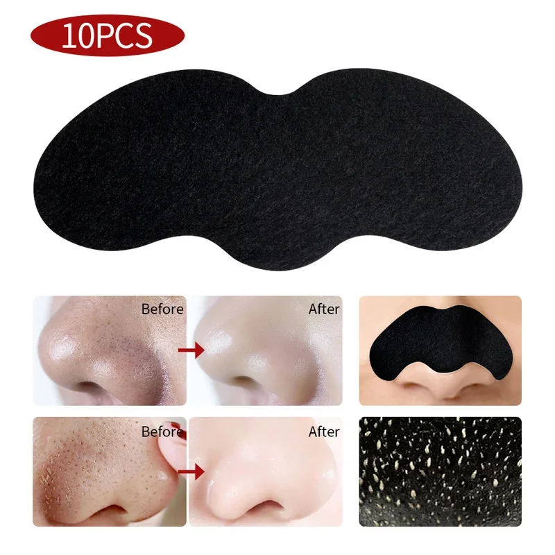 Nose Blackhead Remover Mask Deep Cleansing Shrink Pore Acne Treatment Mask Skin Care Nose Black Dots Pore Strips 10/20/30PCS