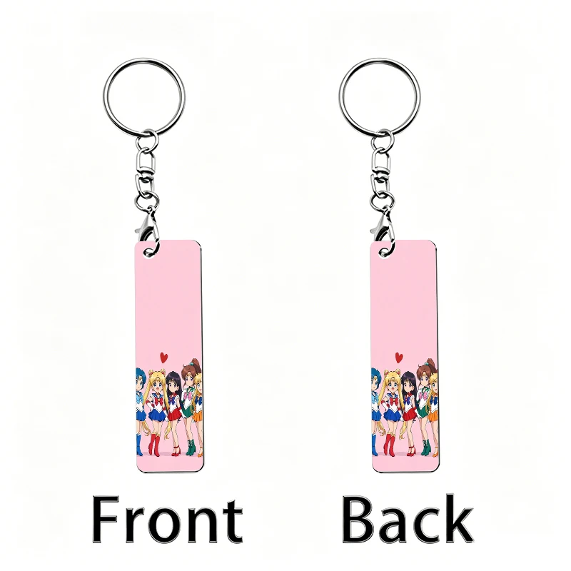 Sailor Moon Acrylic Keychain Backpack Anime Figures Two-dimensional Peripheral Keyring Pendant Decorative Ornament Keychains - view 4