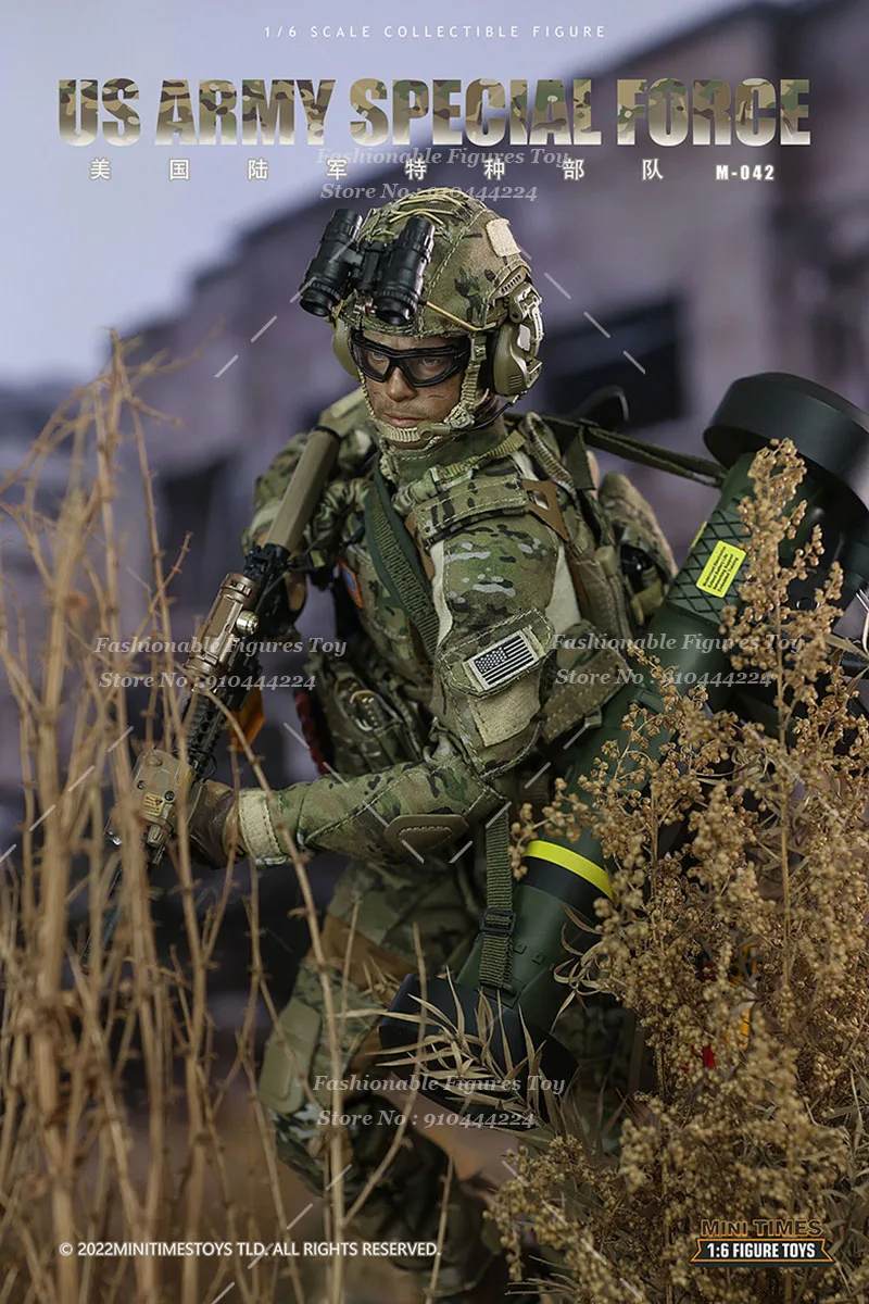MINITIMES M042 1/6 Żołnierz Brad Pitt Siły Specjalne Armii USA Figurka Wojenna Pełny Zestaw 12-calowa Figurka Akcji Model Zabawka