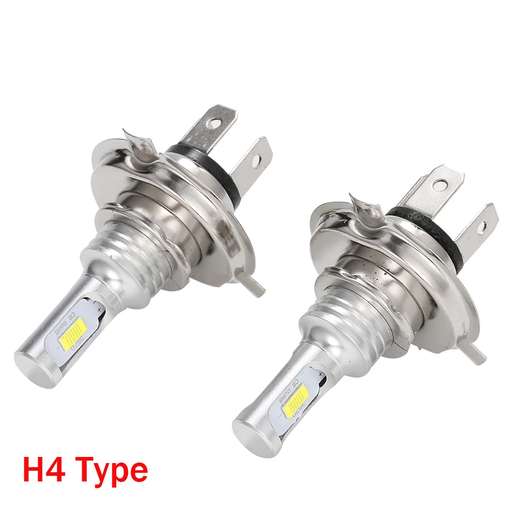 2Pcs LED CSP H7 H4 H11 H8 H9 H16JP H3 H1 Car Lamps Fog Light Bulbs 9005 9006 Auto Driving Headlamp 12V 24V 80W Headlights