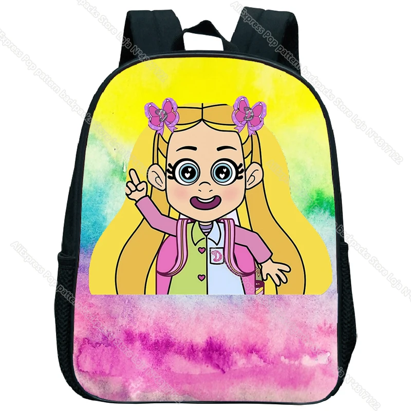 Diana And Roma Show Girl Backpack Cute Baby Children Bag Fashion Popular Cartoon Kids Schoolbag Toddler Accessory Bags