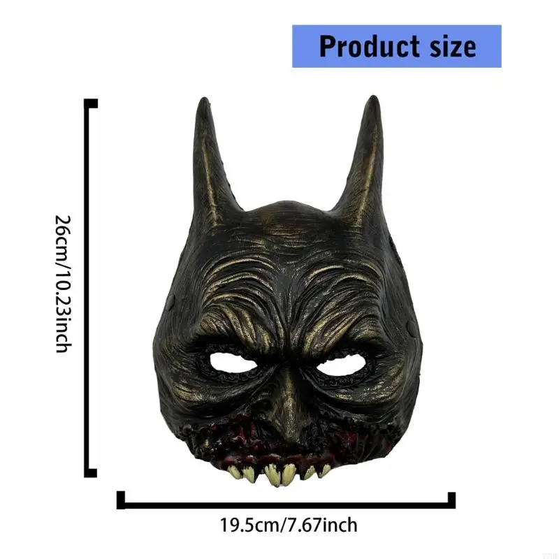 77HE SCARY DEMONS MASK COSPLAYS ALSPHIEN ASSUME ASCESORIES PU FOAM MASK